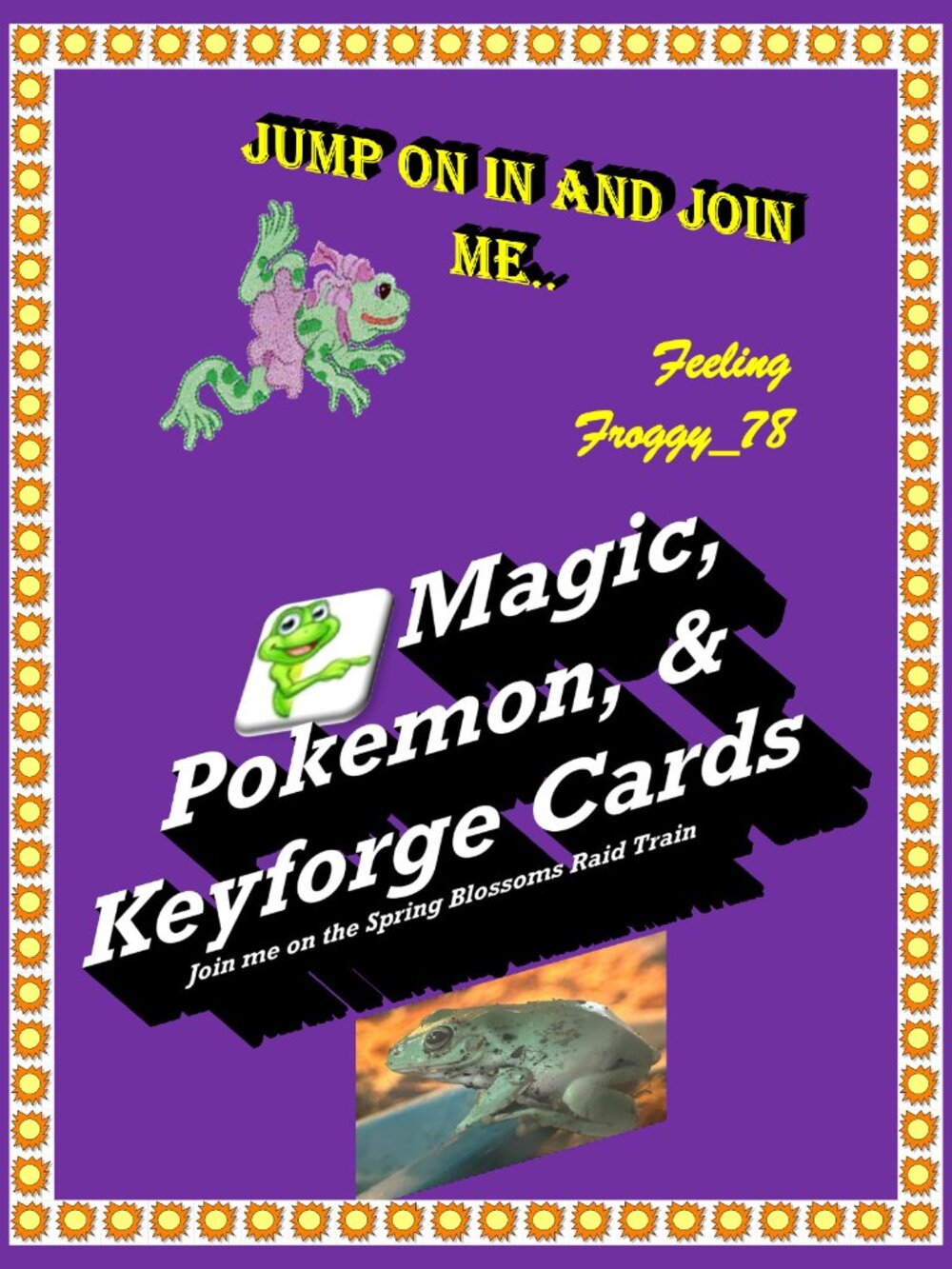 Magic, Pokemon, Keyforge & any other Cards Flyer for Live